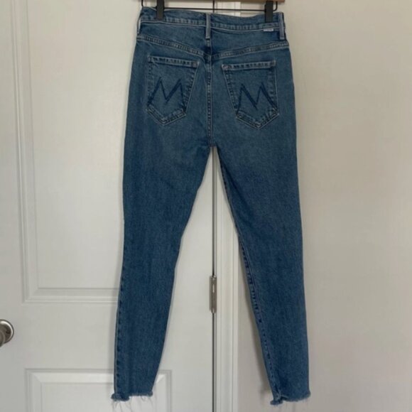 MOTHER DENIM The Stunner Ankle Fray Crate Digger 26 HARDLY WORN! $258 - Picture 6 of 15